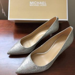 Michael Kors Kitten Pump Glitter